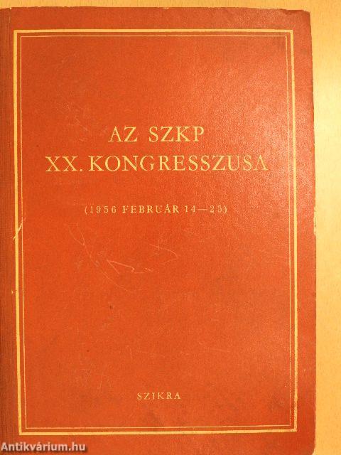 Az SZKP XX. kongresszusa