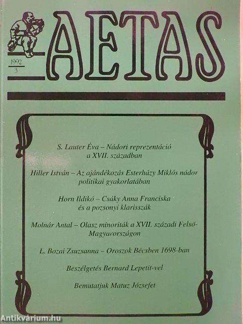 Aetas 1992/3.