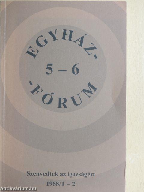 Egyházfórum 1988/1-2.