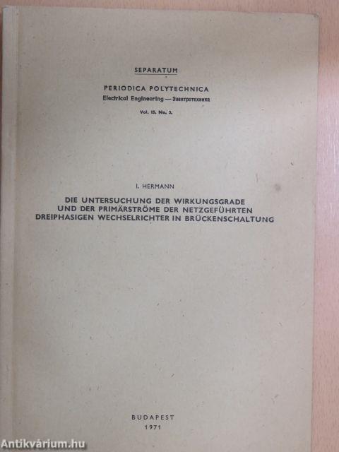 Die Untersuchung der Wirkungsgrade und der Primärströme der Netzgeführten Dreiphasigen Wechselrichter in Brückenschaltung