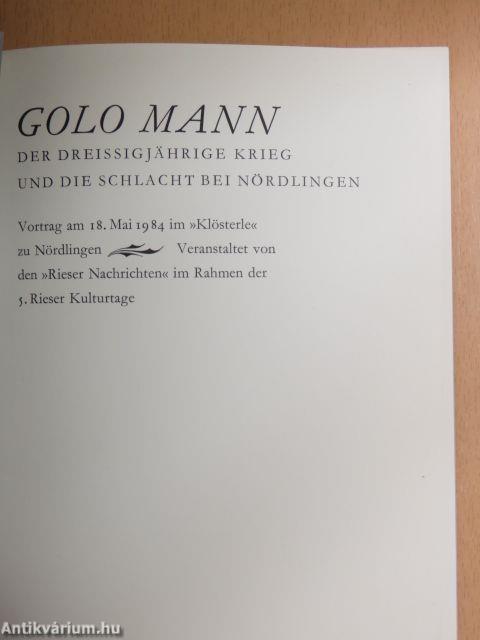 Der Dreissigjährige Krieg und die Schlacht bei Nördlingen