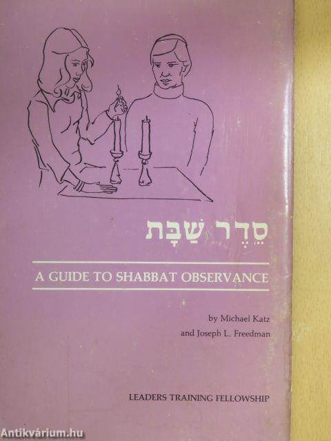 A Guide to Shabbat Observance