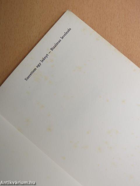 Szerettem egy leányt