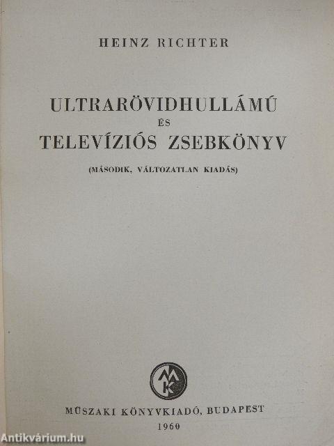 Ultrarövidhullámú és televíziós zsebkönyv