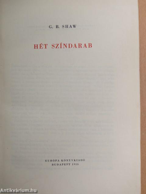 Hét színdarab