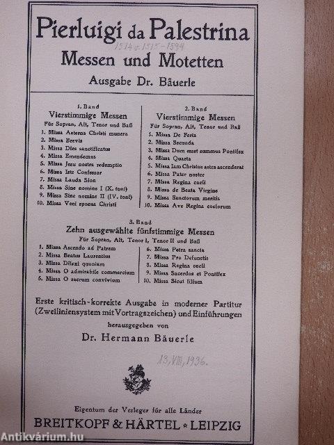 Messen und Motetten