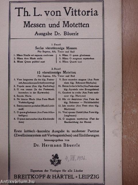 Messen und Motetten