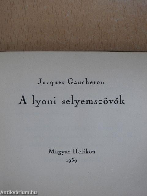 A lyoni selyemszövők