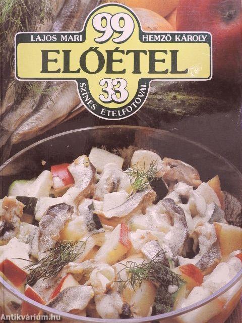 99 előétel 33 színes ételfotóval