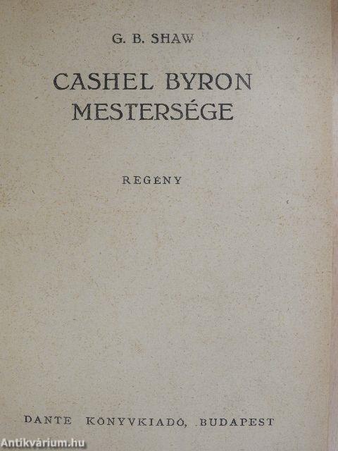 Cashel Byron mestersége