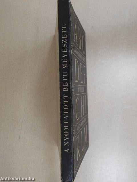 A nyomtatott betű művészete