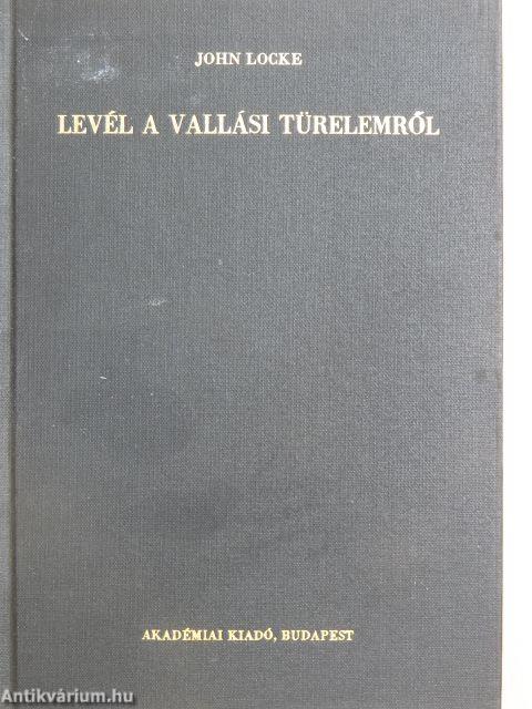 Levél a vallási türelemről