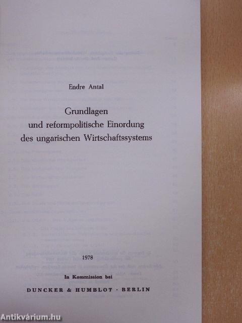 Grundlagen und reformpolitische Einordung des ungarischen Wirtschaftssystems