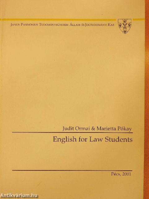 English for Law Students