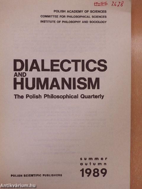 Dialectics and Humanism summer-autumn 1989