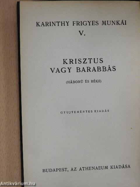 Krisztus vagy Barabbás