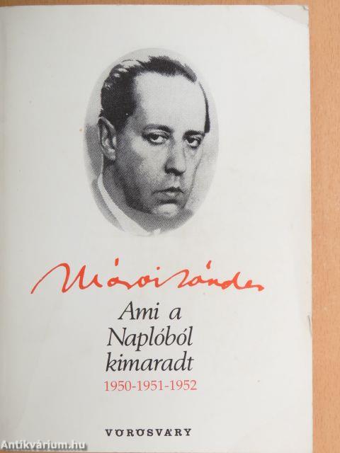 Ami a Naplóból kimaradt 1950-1951-1952