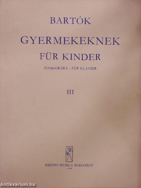 Gyermekeknek III.