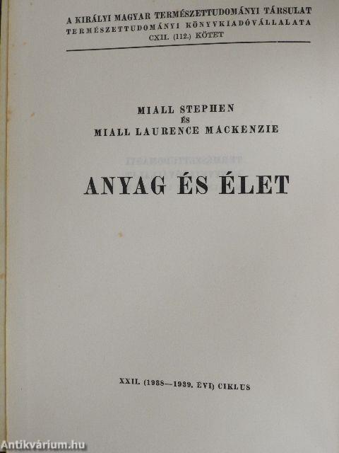 Anyag és élet