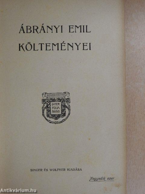 Ábrányi Emil költeményei