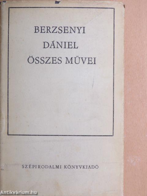 Berzsenyi Dániel összes művei