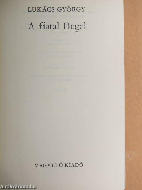 A fiatal Hegel