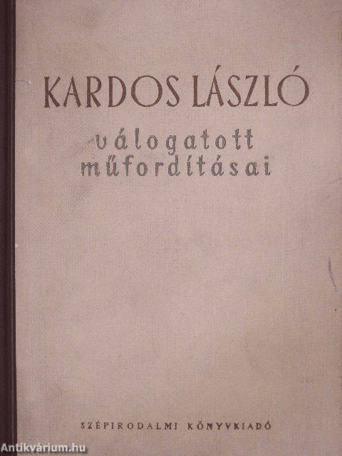 Kardos László válogatott műfordításai