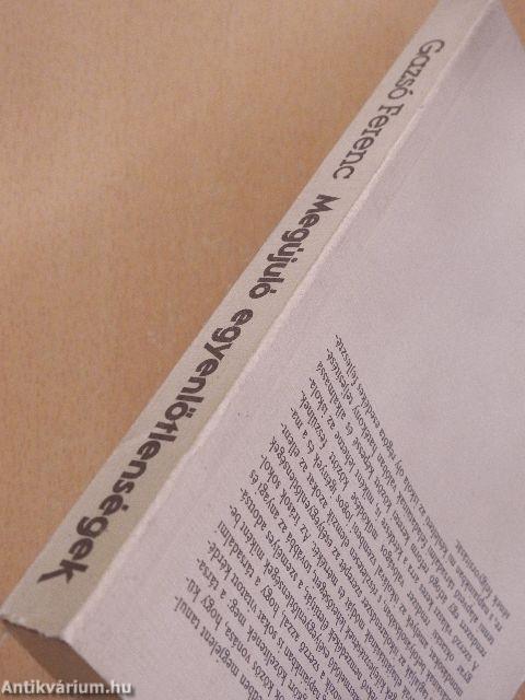 Megújuló egyenlőtlenségek