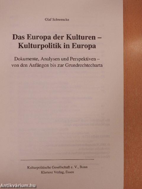 Das Europa der Kulturen - Kulturpolitik in Europa