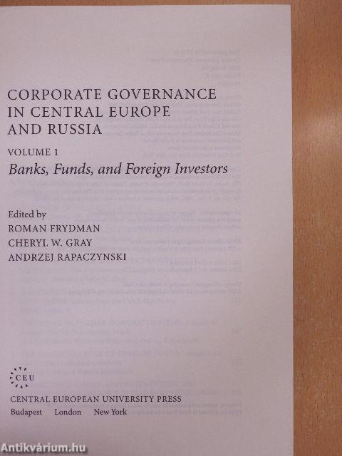 Corporate Governance in Central Europe and Russia 1.