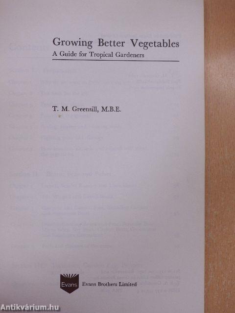 Growing Better Vegetables