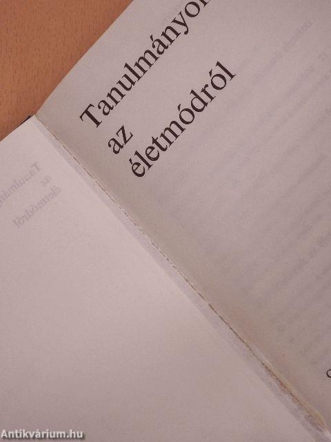 Tanulmányok az életmódról