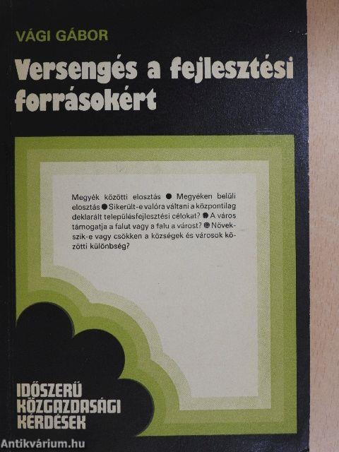 Versengés a fejlesztési forrásokért