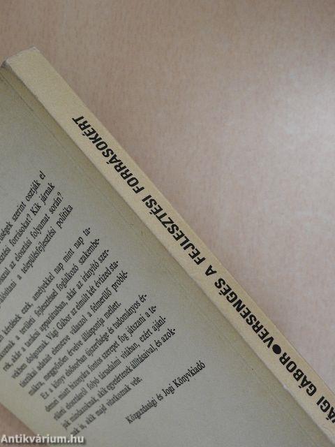 Versengés a fejlesztési forrásokért