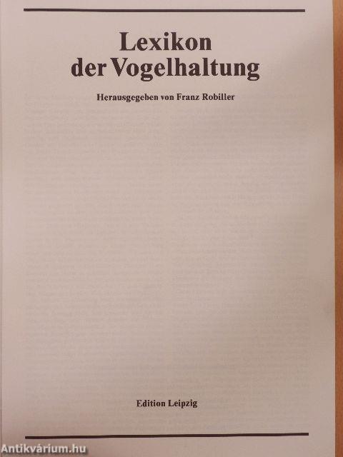 Lexikon der Vogelhaltung