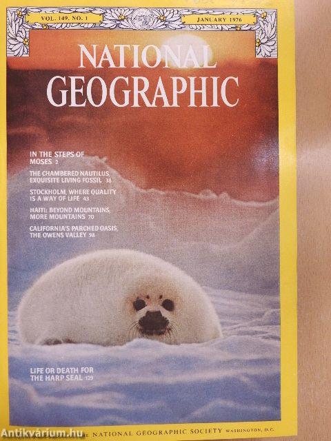 National Geographic January-June 1976 (fél évfolyam)