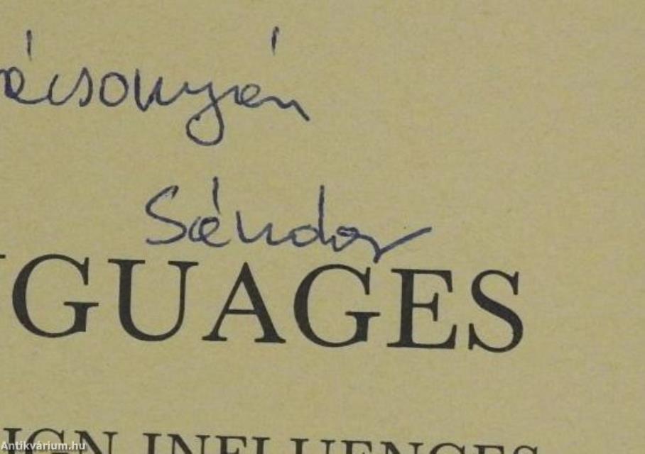 The uralic languages (dedikált példány)