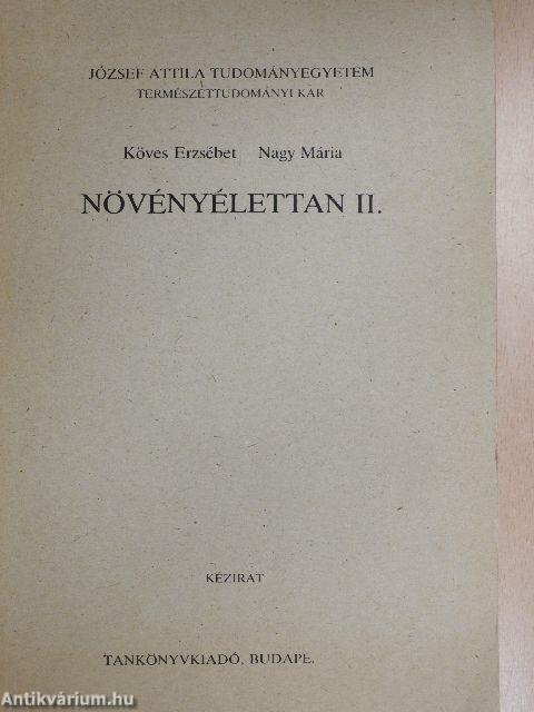 Növényélettan II.