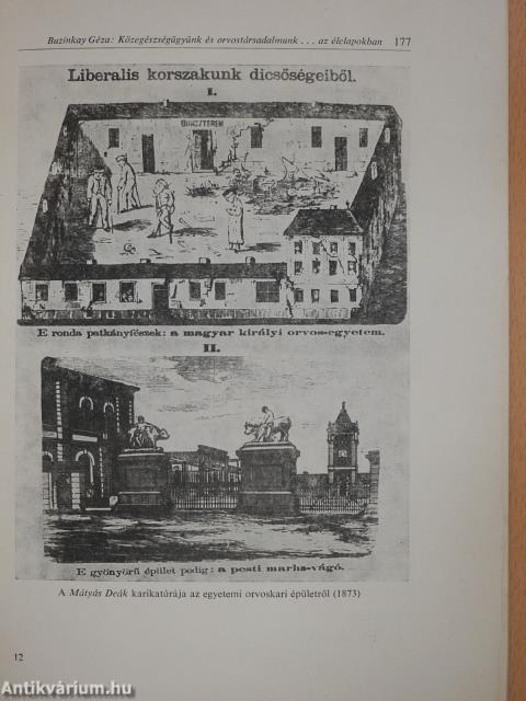 Közegészségügyünk és orvostársadalmunk a kiegyezés utáni élclapokban, 1867-1875 (dedikált példány)