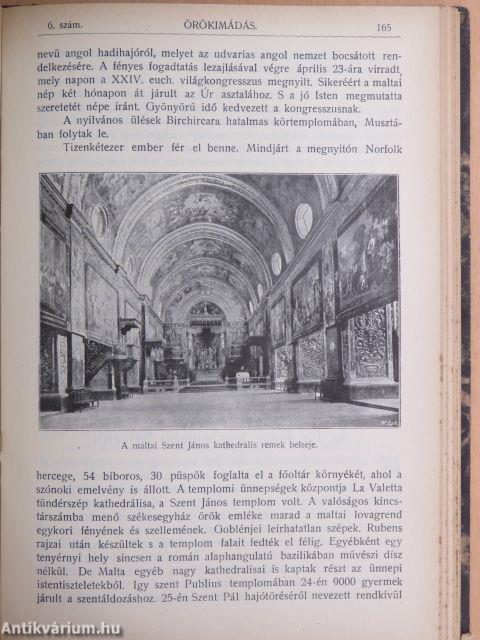 Örökimádás 1912. január-december/Örökimádás 1913. (nem teljes évfolyam)