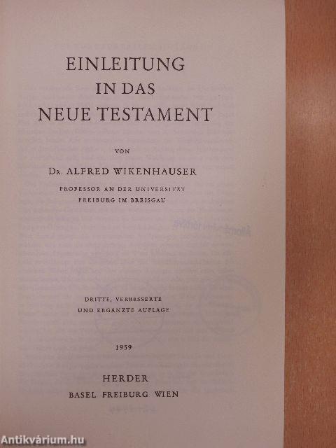 Einleitung in das Neue Testament