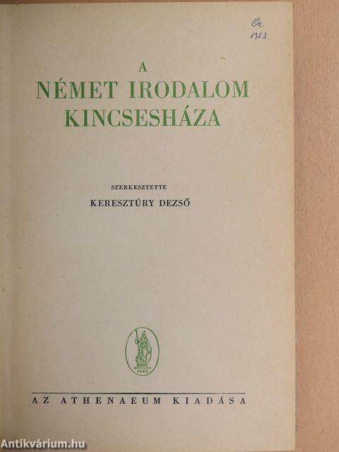 A német irodalom kincsesháza