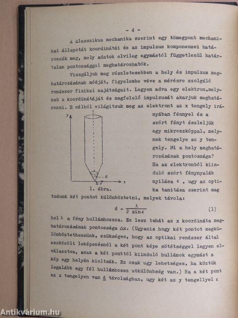 Bevezetés a quantummechanikába