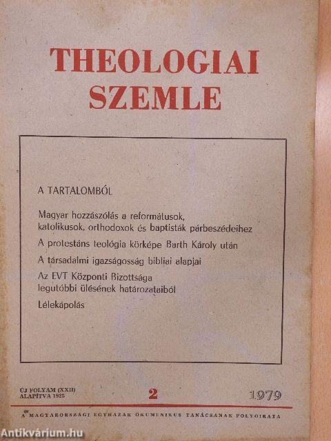 Theologiai Szemle 1979. március-április