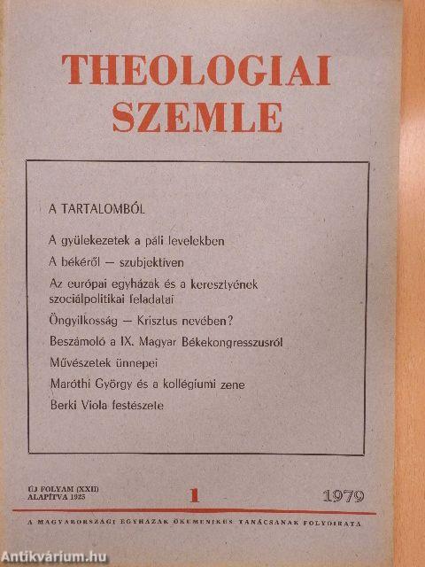 Theologiai Szemle 1979. január-február