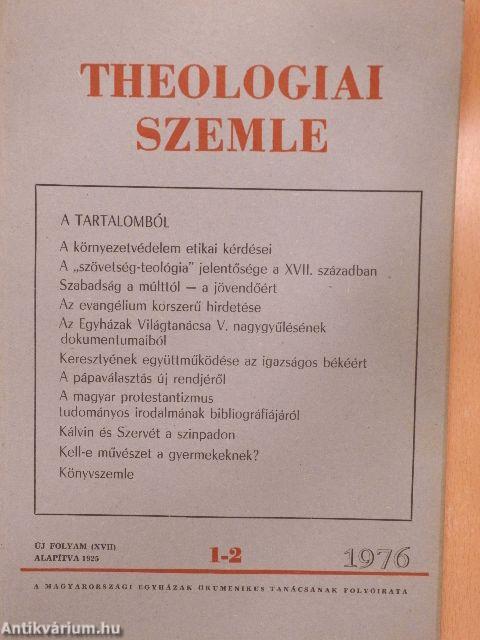 Theologiai Szemle 1976. január-február