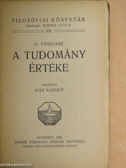 A tudomány értéke