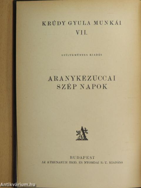 Aranykézuccai szép napok