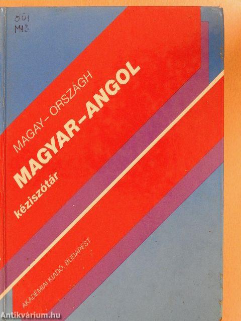 Magyar-angol kéziszótár