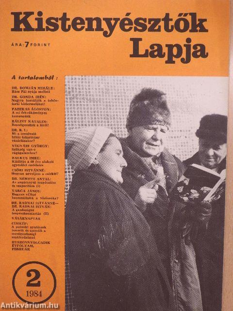 Kistenyésztők Lapja 1984-1987. (vegyes számok) (12 db)